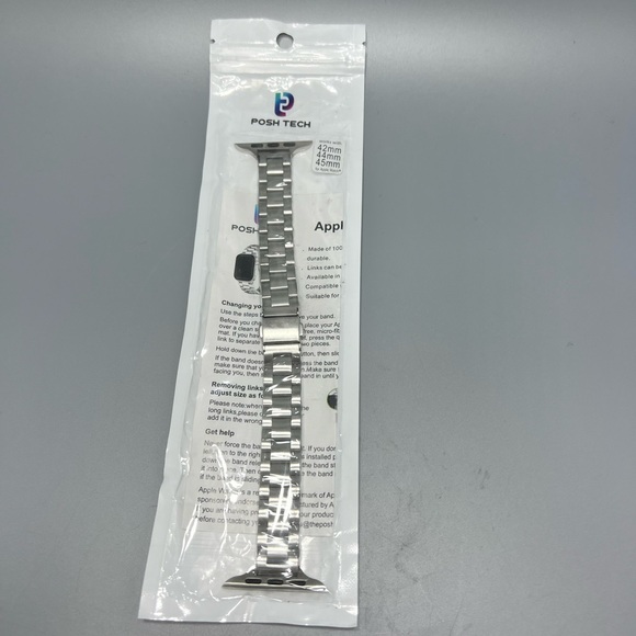 Posh Tech Stainless Steel Apple Watch Band - Picture 1 of 4